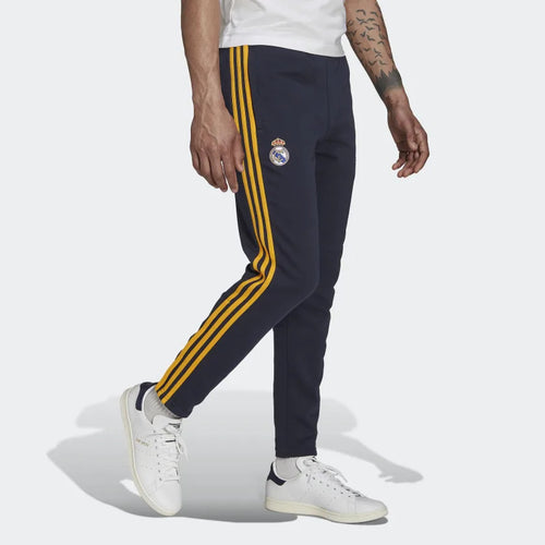 Pantalon de survêtement Real Madrid 3 Stripes 2022/2023 - Bleu/Jaune - FootKorner Testing