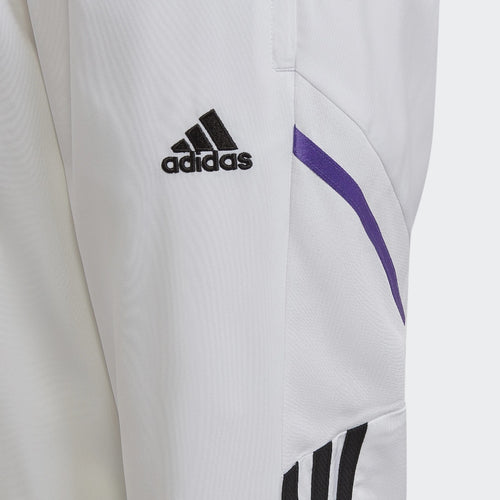 Pantalon de survêtement Real Madrid Condivo 2022/2023 Junior - Blanc/Violet - FootKorner Testing