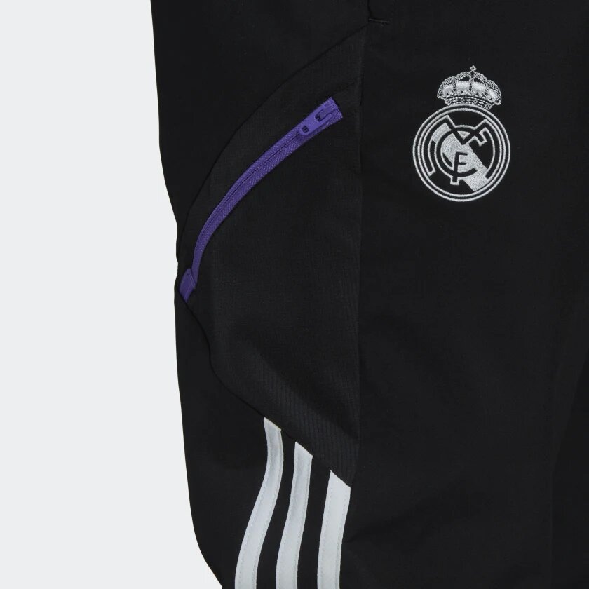 FootKorner TestingPantalon de survêtement Real Madrid Condivo 2022/2023 - Noir/Blanc/Violet