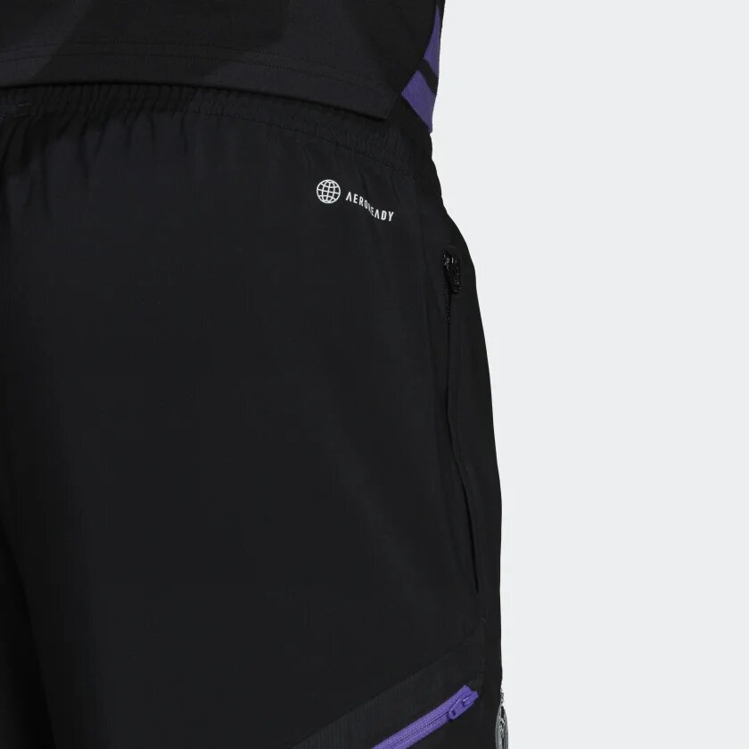 FootKorner TestingPantalon de survêtement Real Madrid Condivo 2022/2023 - Noir/Blanc/Violet