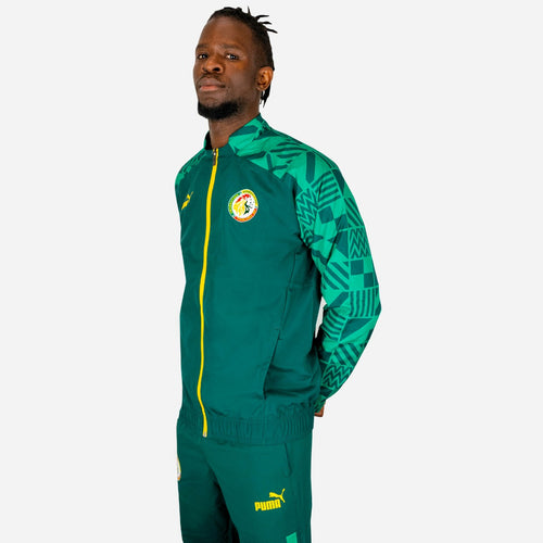 Senegal Track Jacket 2022/2023 - Green/Yellow - FootKorner Testing