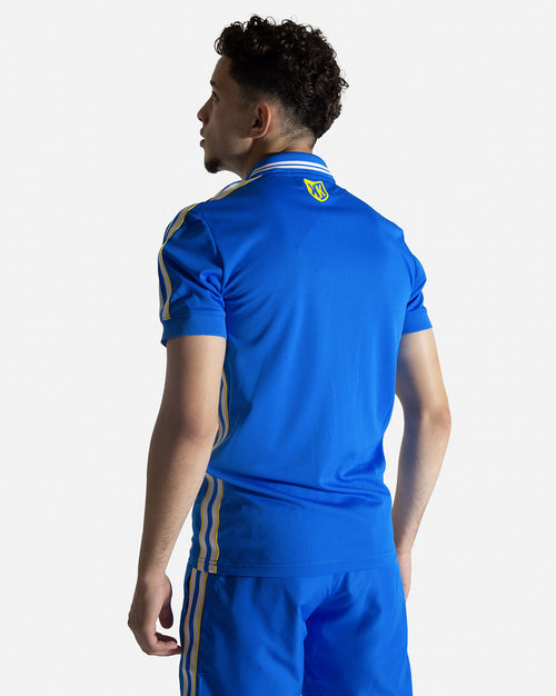 Polo FK Teams - Blu Reale/Bianco/Giallo - FootKorner Testing