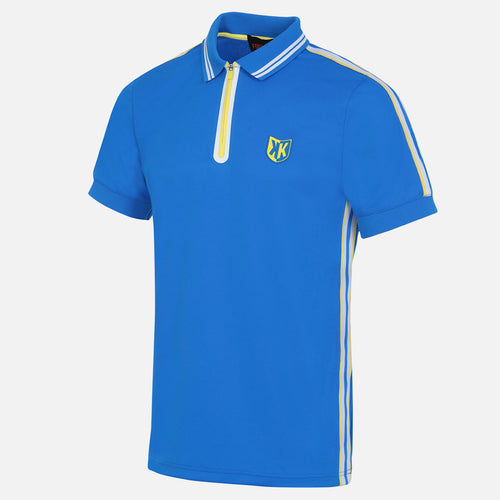Polo FK Teams - Blu Reale/Bianco/Giallo - FootKorner Testing