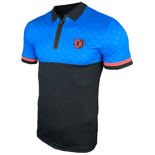 FK Gomorra Polo - Black/Blue/Orange  - FootKorner Testing