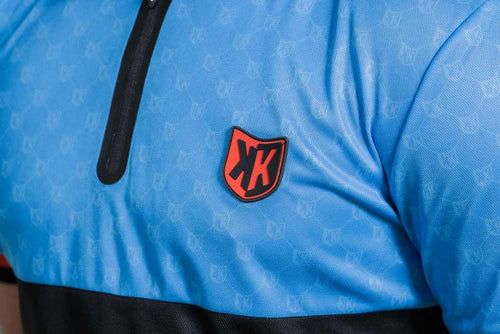 FK Gomorra Polo - Black/Blue/Orange  - FootKorner Testing