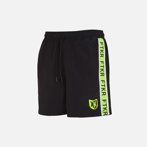 Maillot de bain FTKR - Noir/Jaune fluo - FootKorner Testing