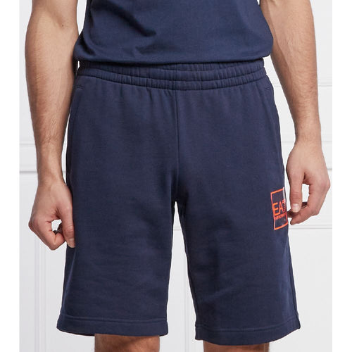 Short EA7 Emporio Armani - Bleu/Orange - FootKorner Testing