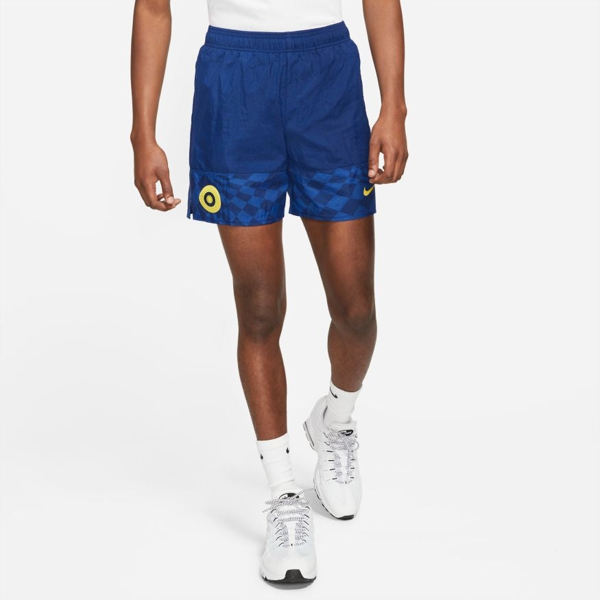 FootKorner TestingShort d'entrainement Chelsea  2021/2022 - Bleu/Jaune