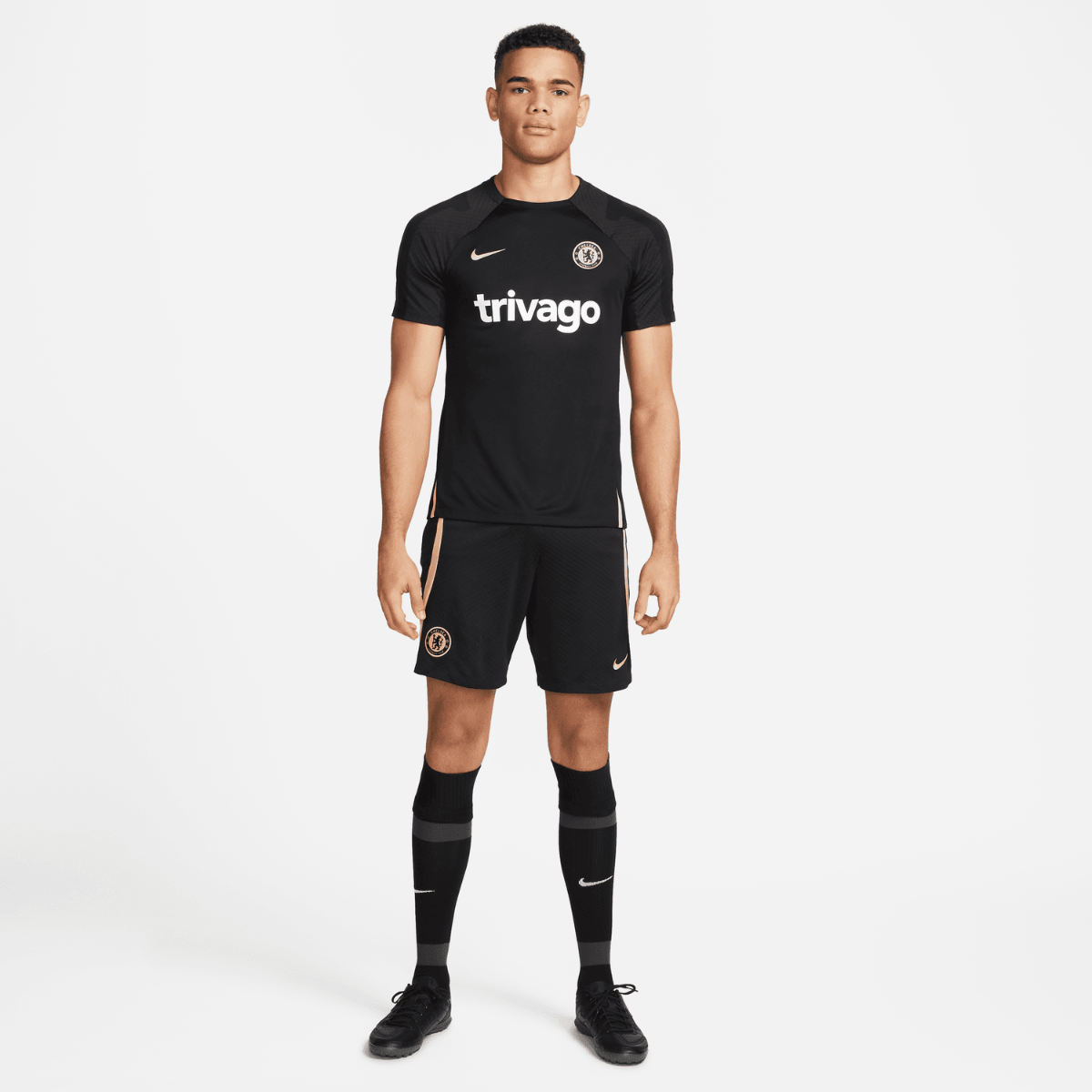 FootKorner TestingShort d'entrainement Chelsea 2022/2023 - Noir/Doré