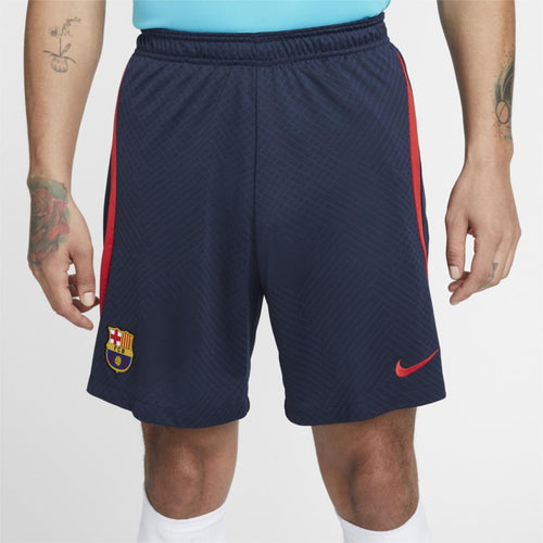 Short d'entrainement FC Barcelone Strike - Bleu/Orange - FootKorner Testing