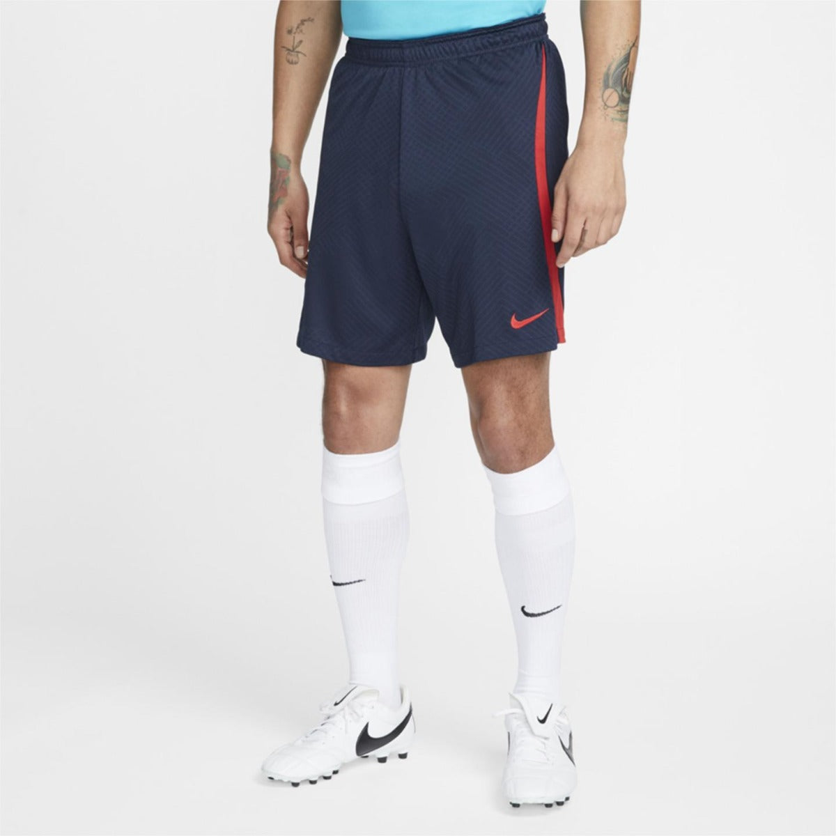 FootKorner TestingShort d'entrainement FC Barcelone Strike - Bleu/Orange