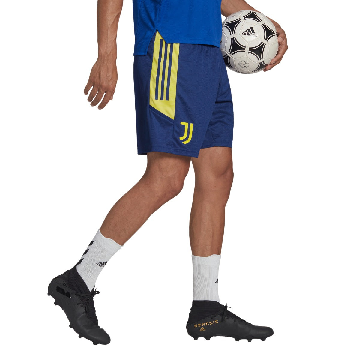 FootKorner TestingPantalón corto de entrenamiento Juventus 2021/2022 - Azul/Amarillo