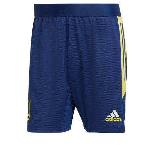 Pantalón corto de entrenamiento Juventus 2021/2022 - Azul/Amarillo - FootKorner Testing