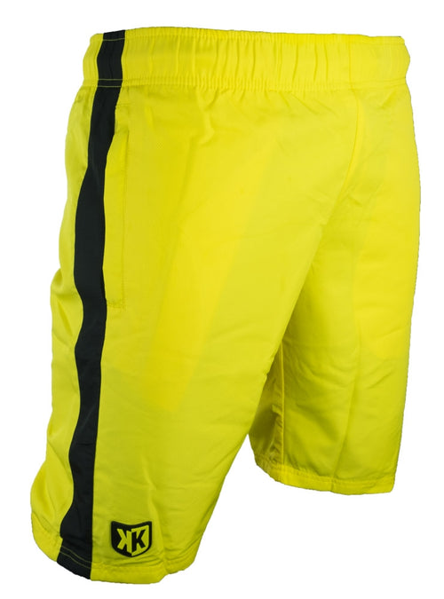 Short FK Emeraudes - Jaune/Noir - FootKorner Testing