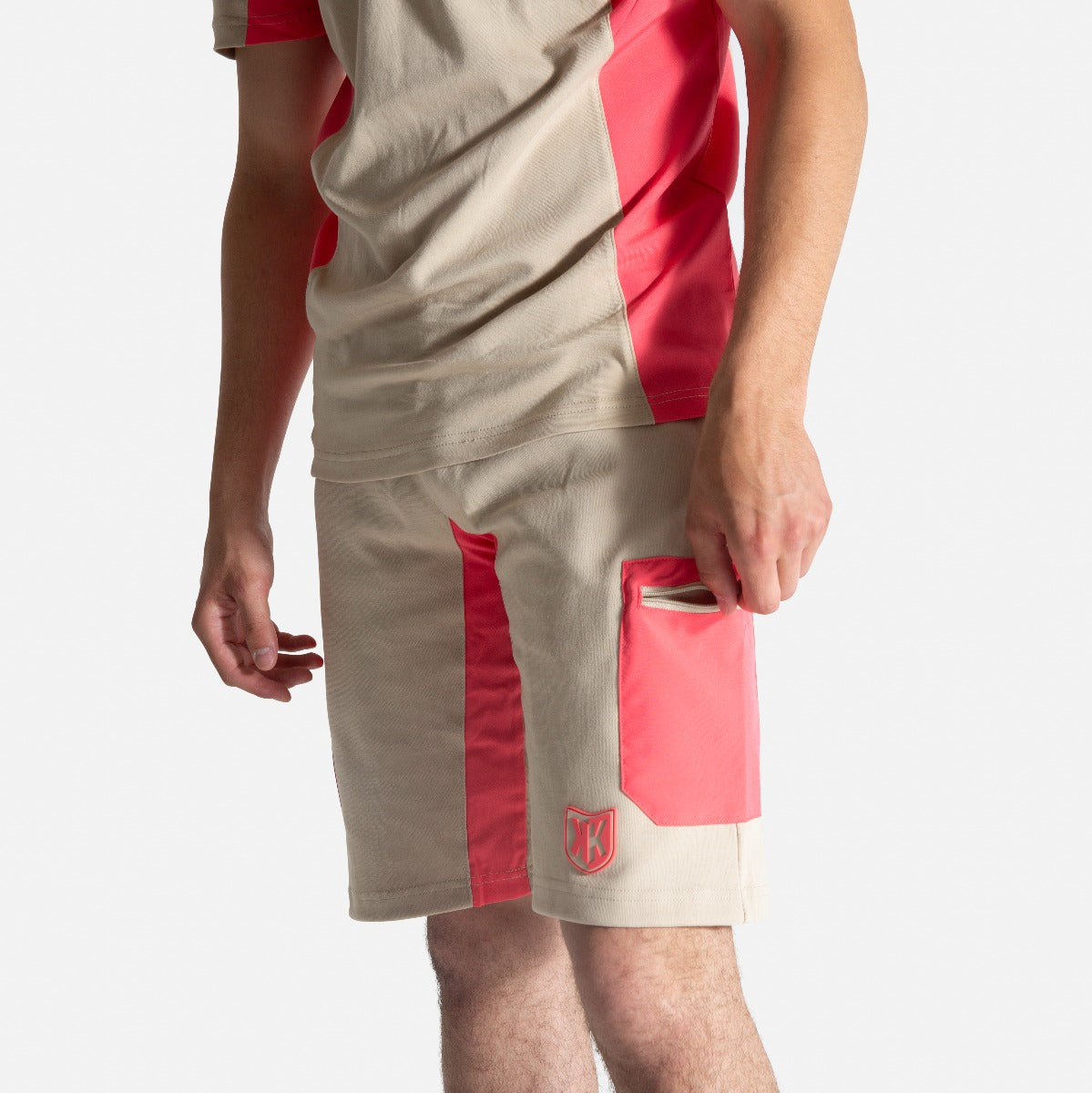 FootKorner TestingShort FK Pastel - Beige/Rosa