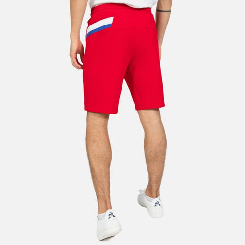 Short Le Coq Sportif Tricolore - Rouge - FootKorner Testing