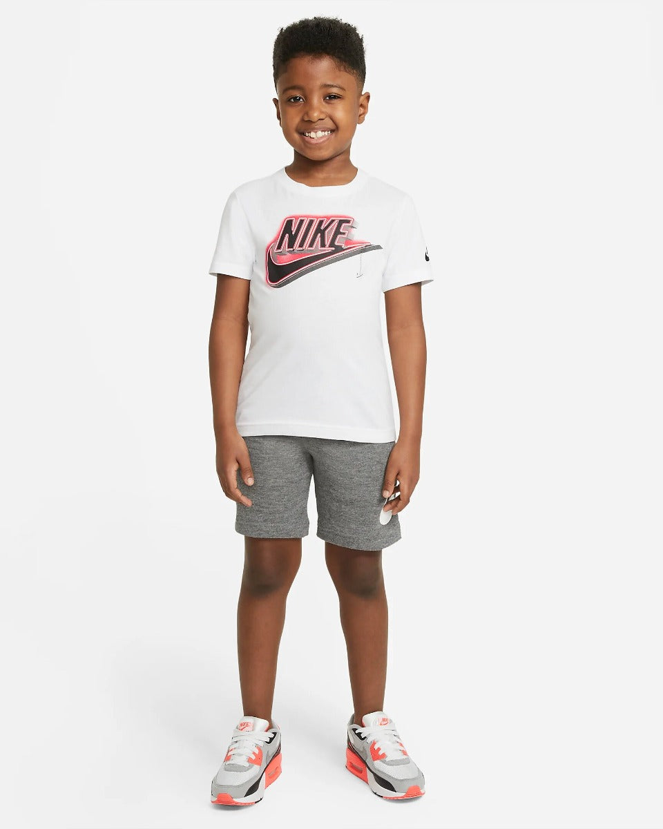 FootKorner TestingShort Nike Sportswear HBR Enfant - Gris/Noir/Blanc