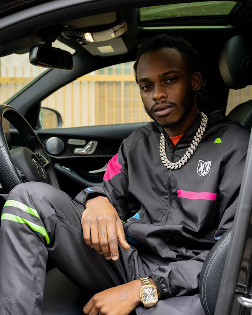 Survêtement FK Balti - Noir/Rose/Bleu - FootKorner Testing