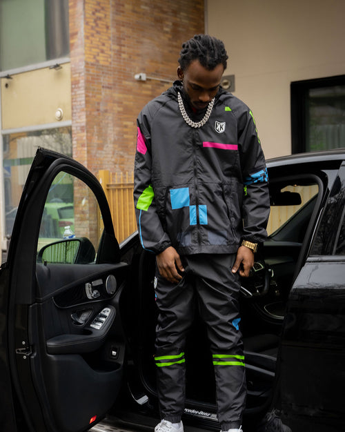 Survêtement FK Balti - Noir/Rose/Bleu - FootKorner Testing