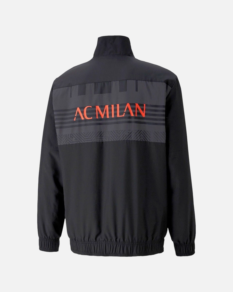 FootKorner TestingVeste de survêtement Milan AC 2022 - Noir/Rouge