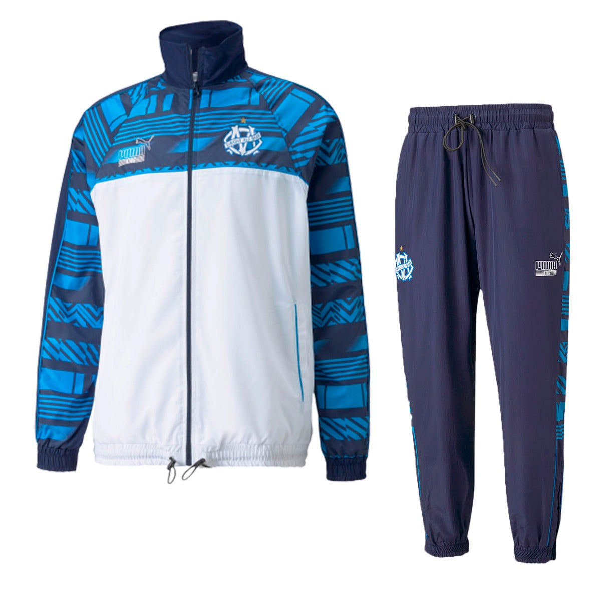 FootKorner TestingSurvêtement OM Héritage King 2022 - Bleu/Blanc