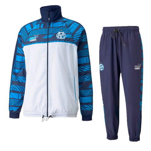 Survêtement OM Héritage King 2022 - Bleu/Blanc - FootKorner Testing