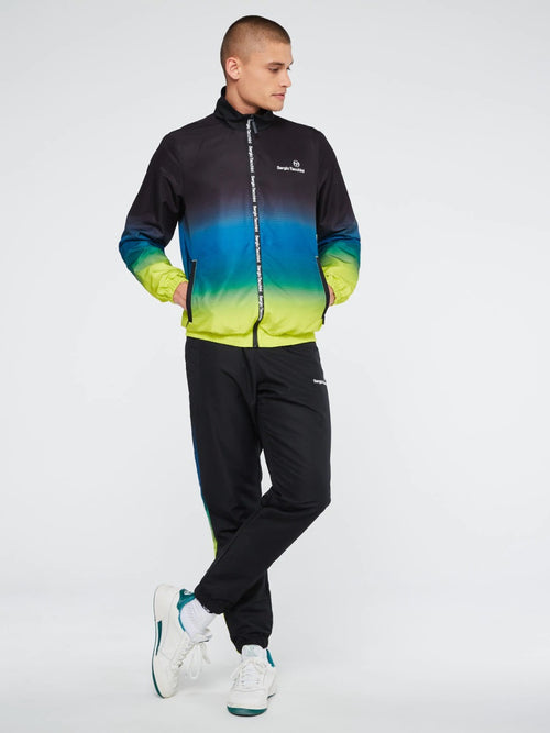 Survêtement Sergio Tacchini Sfumata - Noir/Bleu/Jaune - FootKorner Testing