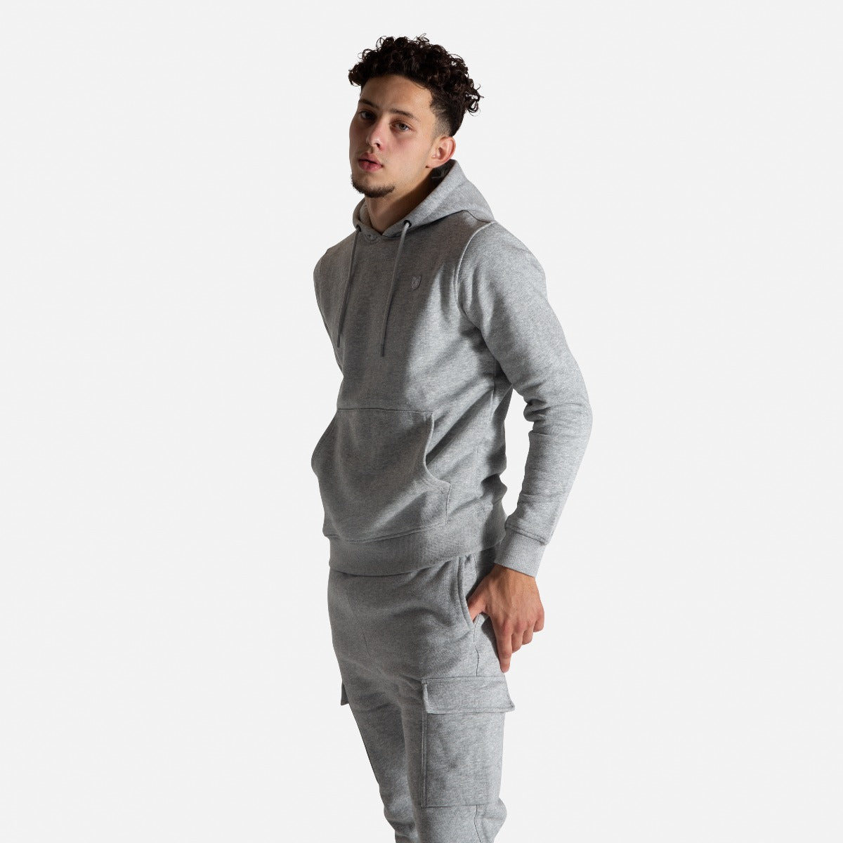 FootKorner TestingSweat à capuche FK Cargo - Gris