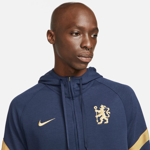 Sweat Capuche Chelsea Travel 2022 - Bleu/Jaune - FootKorner Testing