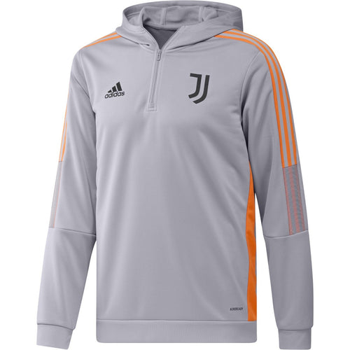 Haut d'entrainement à capuche Juventus 2022 - Gris/Orange - FootKorner Testing