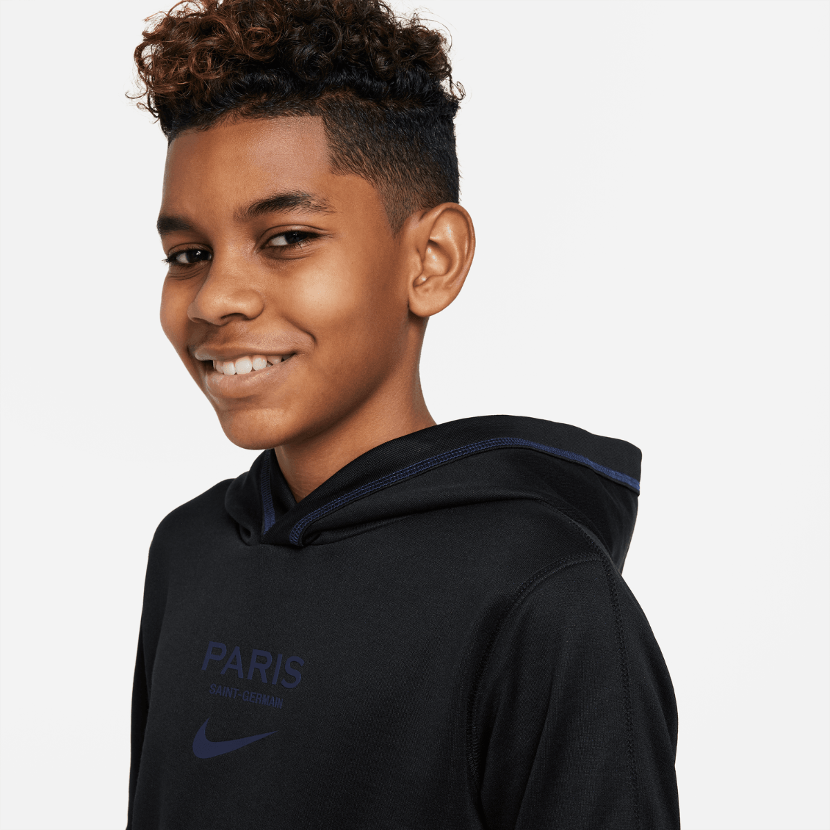 FootKorner TestingSweat à capuche PSG Junior 2022/2023 - Noir/Bleu