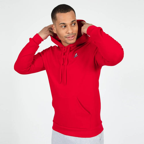 Sweat à capuche Le Coq Sportif Essentiels - Rouge - FootKorner Testing