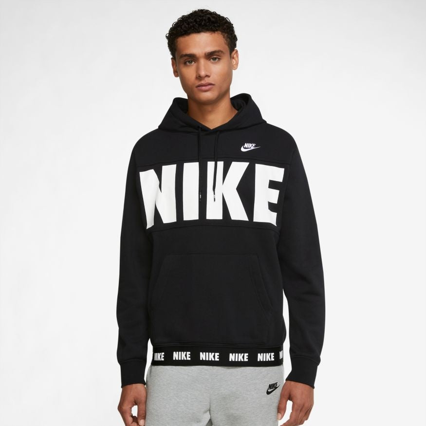 FootKorner TestingSweat Capuche Nike Sportswear Essentials - Noir/Blanc