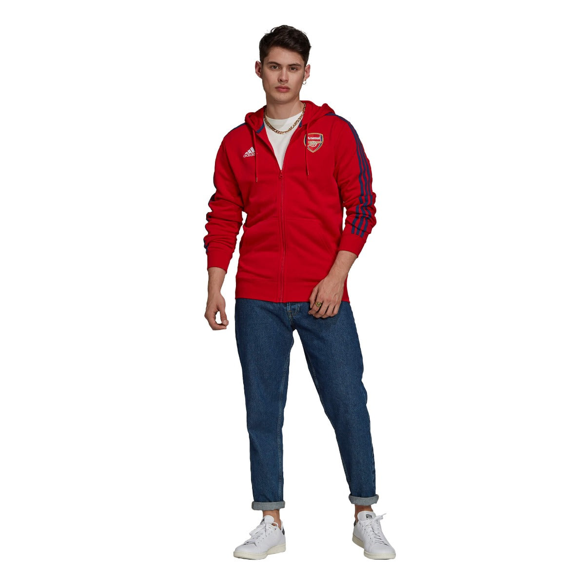 FootKorner TestingVeste à Capuche Arsenal 2021/2022 - Rouge/Bleu