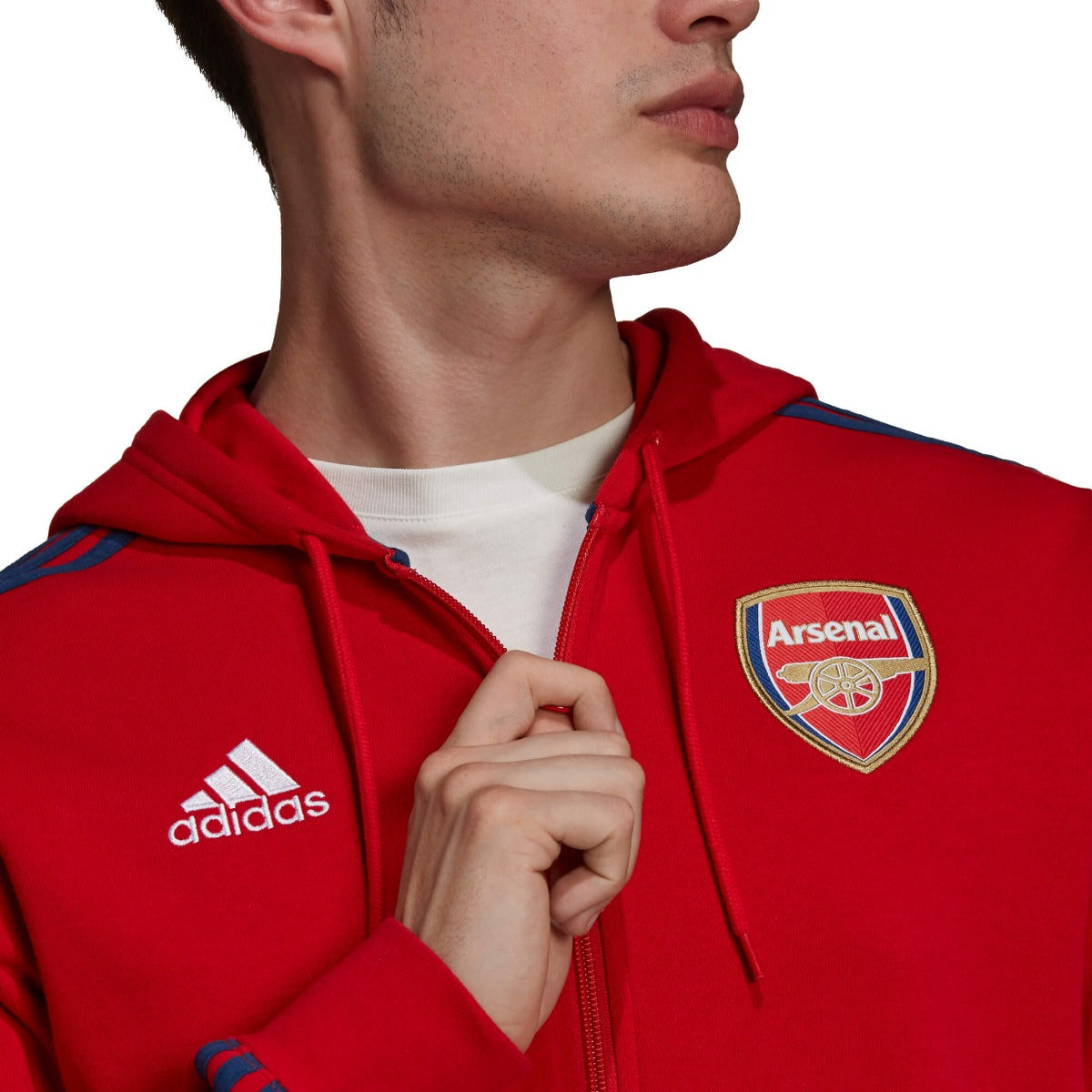 FootKorner TestingVeste à Capuche Arsenal 2021/2022 - Rouge/Bleu