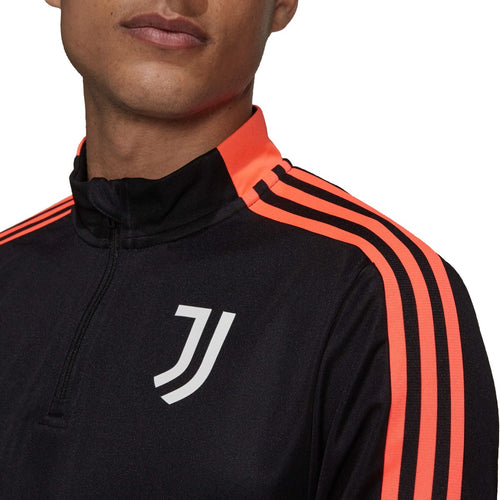 Haut d'entrainement Juventus 2021/2022 - Noir/Orange/Blanc - FootKorner Testing
