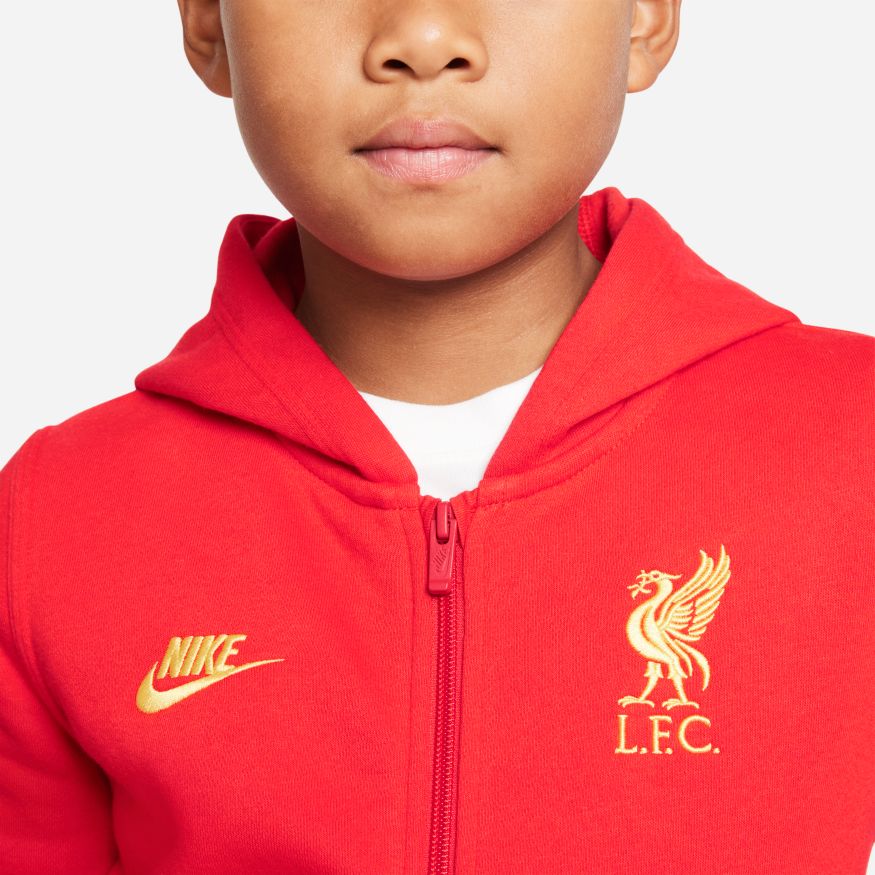 FootKorner TestingVeste Liverpool Junior 2021/2022 - Rouge/Doré
