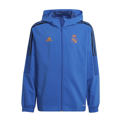 Veste à capuche Real Madrid Tiro Junior 2022 - Bleu/Noir - FootKorner Testing