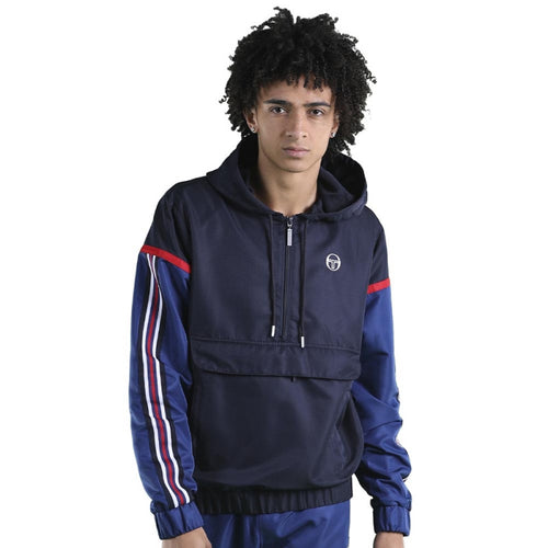 Veste à capuche Sergio Tacchini Nion - Bleu/Rouge/Noir - FootKorner Testing