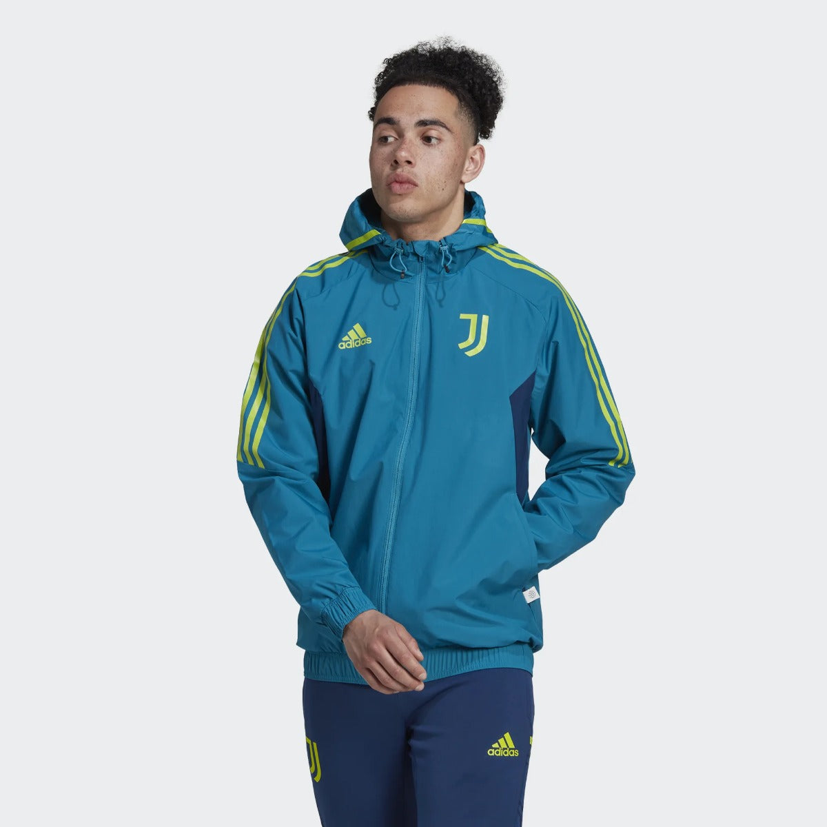 FootKorner TestingVeste Coupe-Vent Juventus 2022/2023 - Bleu/Vert