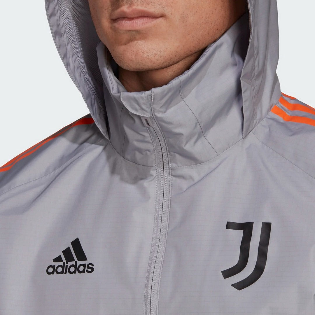 FootKorner TestingVeste coupe vent Juventus - Gris/Orange