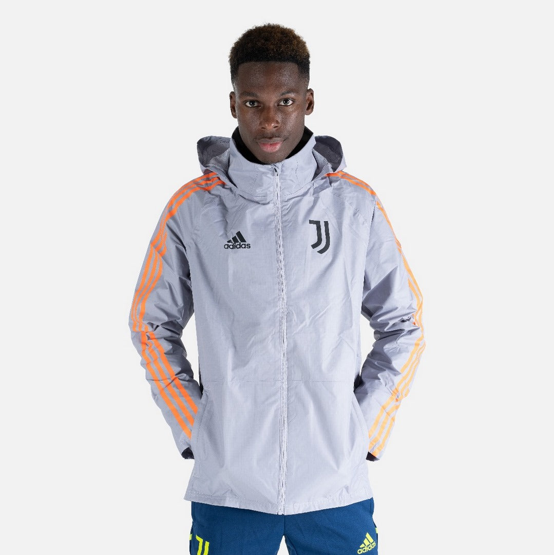 FootKorner TestingVeste coupe vent Juventus - Gris/Orange