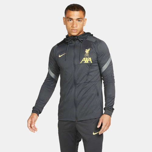 Veste capuche Liverpool Strike 2021/2022 - Gris/Jaune - FootKorner Testing