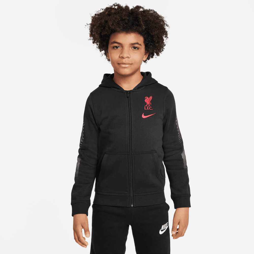 FootKorner TestingVeste Liverpool Junior 2022/2023 - Noir/Rouge