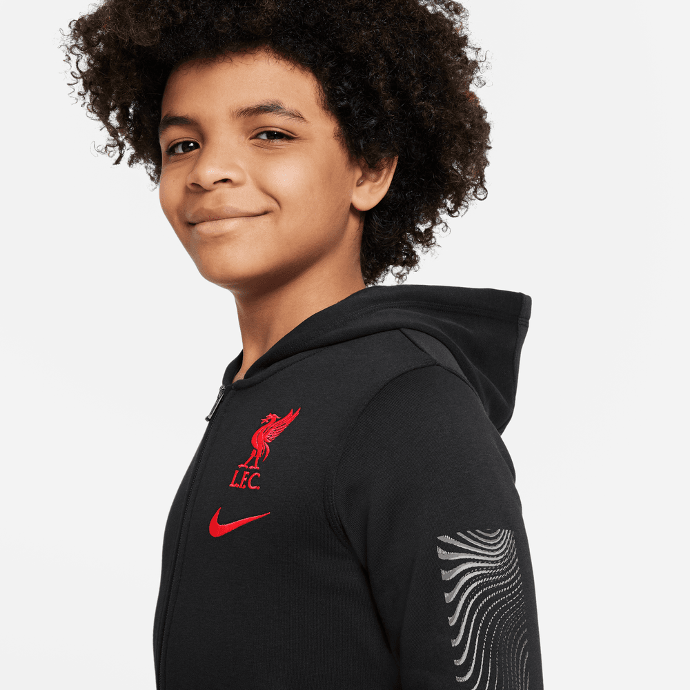FootKorner TestingVeste Liverpool Junior 2022/2023 - Noir/Rouge