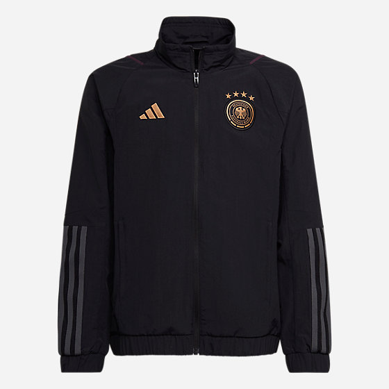 FootKorner TestingVeste de survêtement Allemagne Junior 2022 - Noir/Doré