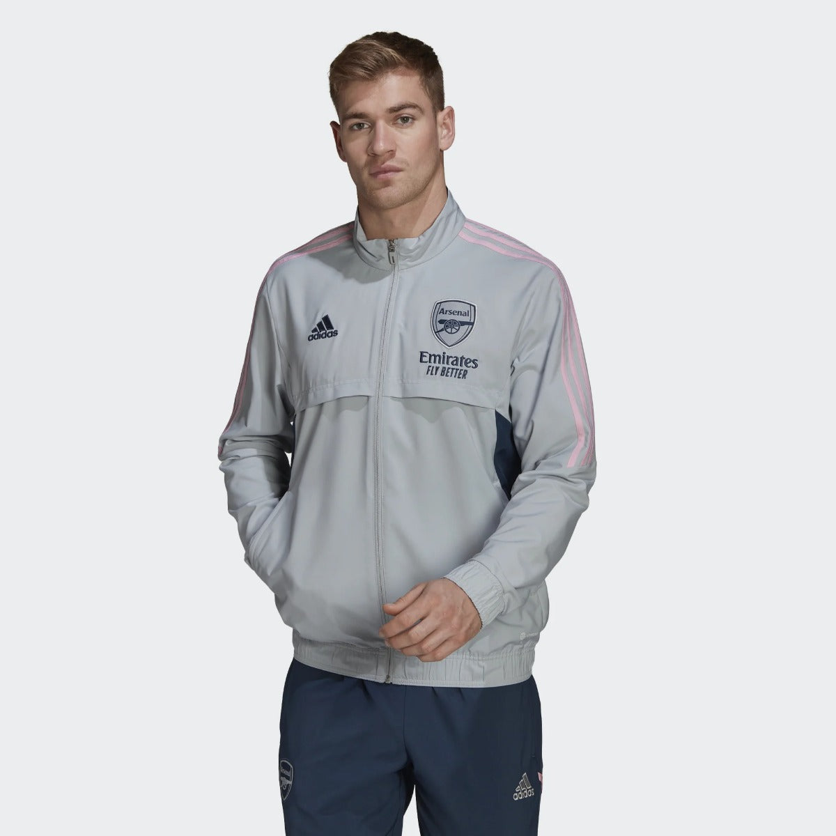 FootKorner TestingVeste survêtement Arsenal Condivo 2022/2023 - Gris/Rose