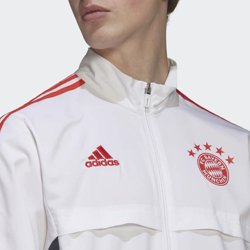 Veste de survêtement Bayern Munich 2022/2023 - Blanc/Rouge/Noir - FootKorner Testing