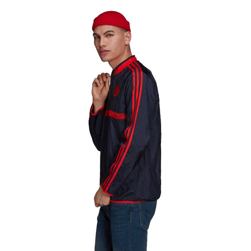 Veste survêtement Bayern Munich Icon  - Bleu/Rouge - FootKorner Testing