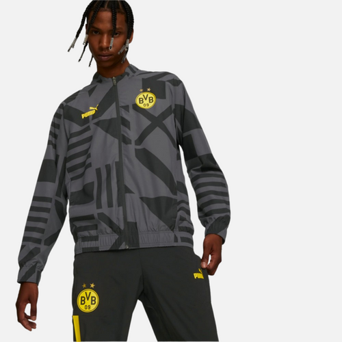 Veste de survêtement Dortmund 2022/2023 - Noir/Jaune - FootKorner Testing